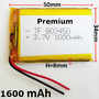 Аккумулятор 3.7V,1600mAH универсальный PS4,GPS,Mp3,Mp4 (Премиум)