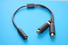 Кабель аудіо 2 RCA (мама)-jack 3.5mm (мама) Оригінал (Ugreen)