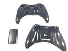 Корпус бездротового джойстика Xbox 360 (Чорний)