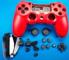 Корпус джойстика PS4 Dualshock 4 JDM-040 (Червоний) (Оригінал)