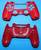 Корпус джойстика PS4 Dualshock 4 JDM-040 (Червоний) (Преміум)