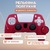 Силіконовий чохол для джойстика PS5 Dualsense бордовий