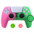 Силіконовий чохол для джойстика PS5 Dualsense (green-pink)