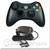 Джойстик - геймпад Xbox 360 Controller бездротовий + ресивер для ПК (Оригінал) (Чорний)