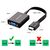 Кабель-перехідник HDMI TO VGA + аудіо вихід + додаткове харчування (Ugreen) Оригінал