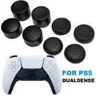 Силіконові накладки для геймпада PS5 Dualsense комплект 8 шт. Чорного кольору