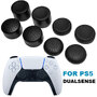 Силиконовые накладки для геймпада PS5 Dualsense комплект 8 шт. черного цвета 