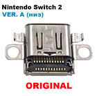 USB Type-C роз'єм живлення для Nintendo Switch 2 VER. A (низ) оригінал