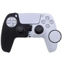 Силиконовый чехол для геймпада PS5 Dualsense (бело-черный)