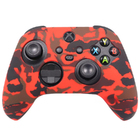 Силіконовий чохол для джойстика Xbox Series S/X (червоний камуфляж)
