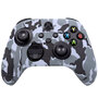 Силиконовый чехол для джойстика Xbox Series S / X (серый камуфляж)
