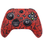 Силиконовый чехол для джойстика Xbox Series S / X (принт пейсли) RED