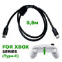 Кабель USB-C (Type-C) для зарядки / синхронизации геймпада Xbox Series черный (0,8 м)